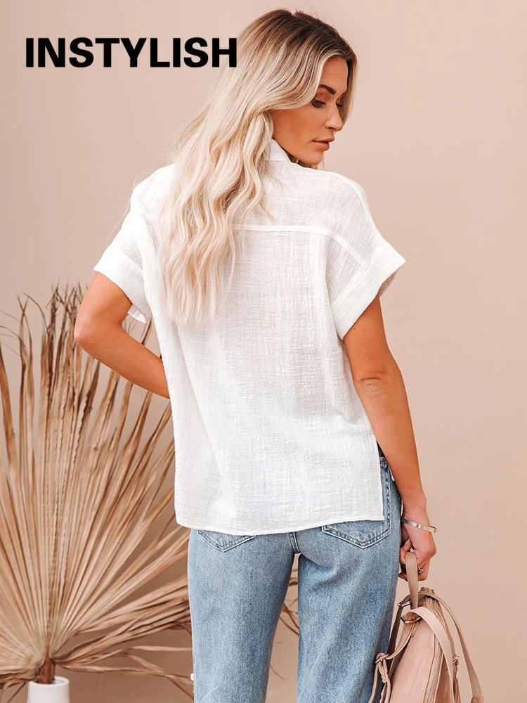 Chemise Légère en Lin et Coton - CLARA