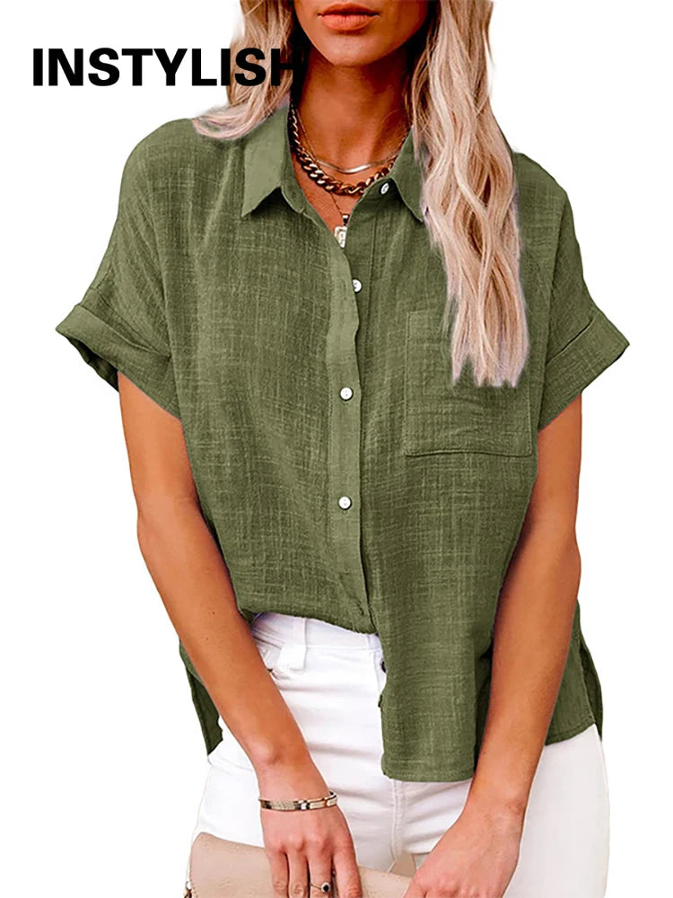 Chemise Légère en Lin et Coton - CLARA