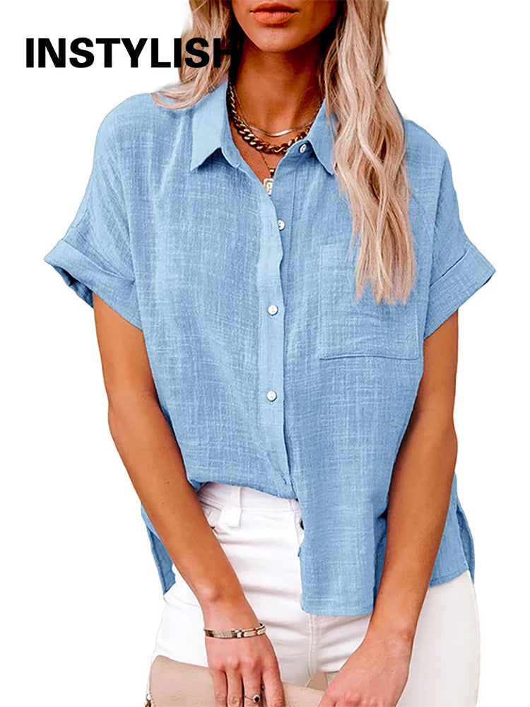 Chemise Légère en Lin et Coton - CLARA
