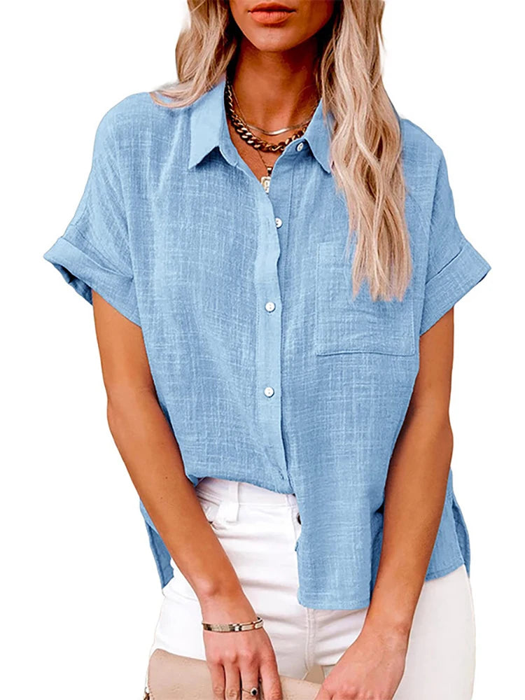 Chemise Légère en Lin et Coton - CLARA