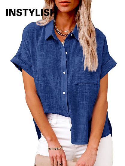 Chemise Légère en Lin et Coton - CLARA