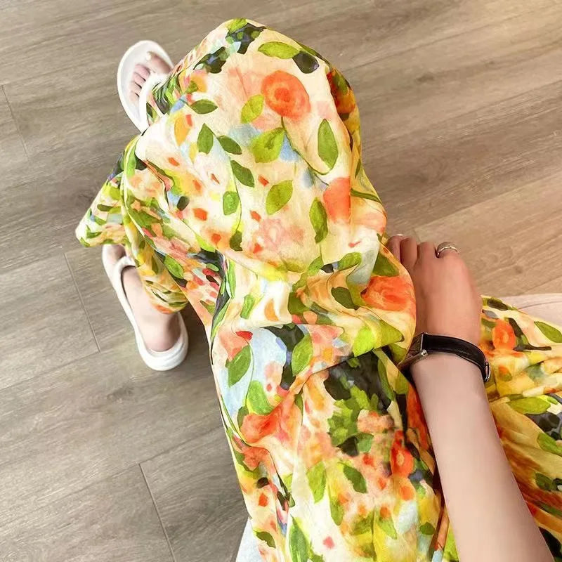 Pantalon Fluide Bohème à Motifs Floraux - LÉA