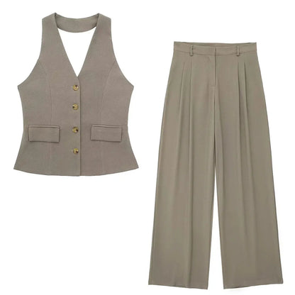 Ensemble Tailleur Chic 3 Pièces - Élégance Moderne