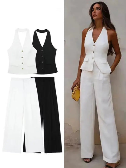 Ensemble Tailleur Chic 3 Pièces - Élégance Moderne