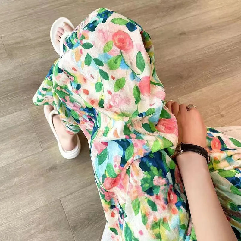 Pantalon Fluide Bohème à Motifs Floraux - LÉA