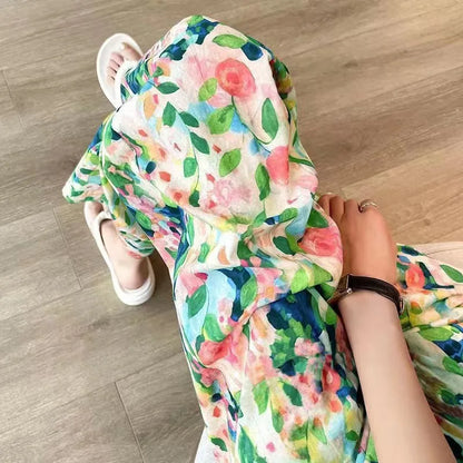 Pantalon Fluide Bohème à Motifs Floraux - LÉA