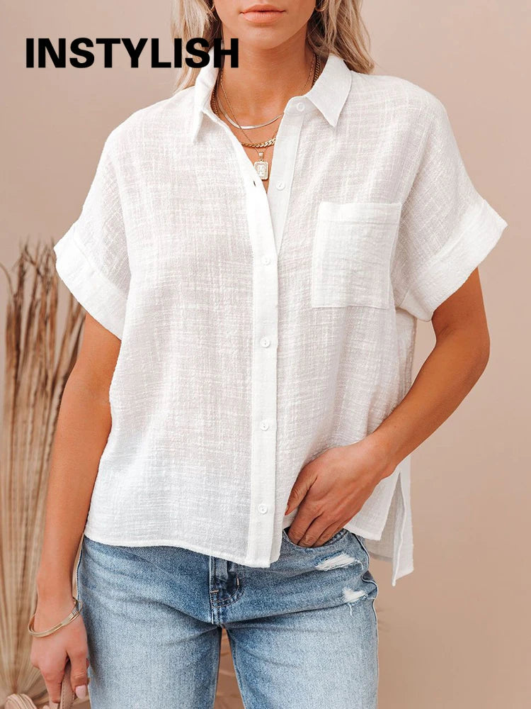 Chemise Légère en Lin et Coton - CLARA