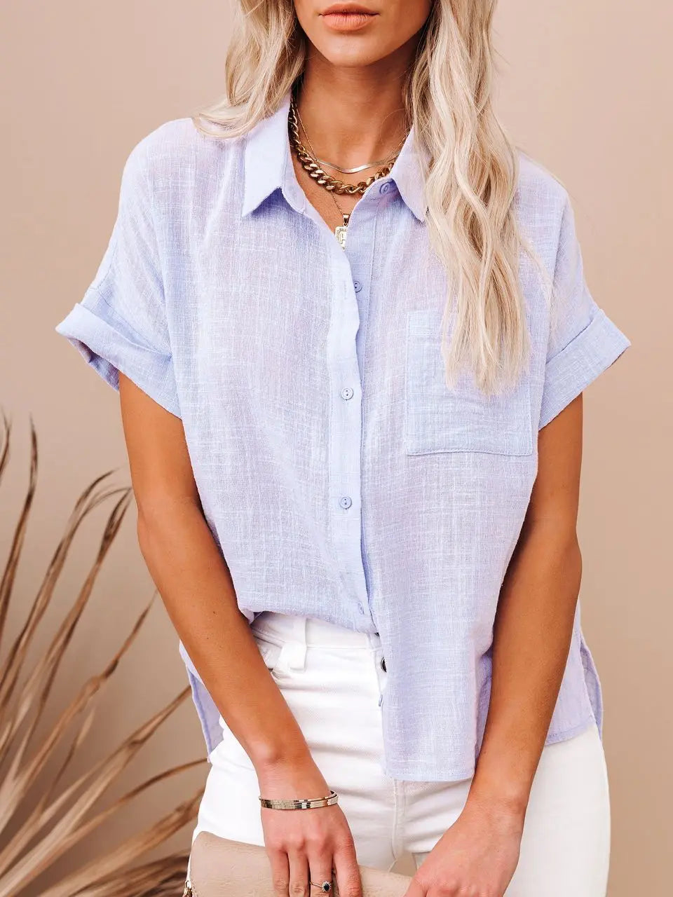 Chemise Légère en Lin et Coton - CLARA
