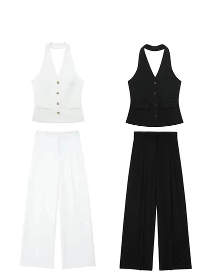 Ensemble Tailleur Chic 3 Pièces - Élégance Moderne