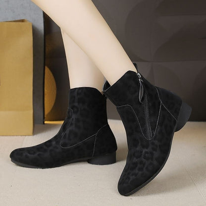 Women's Retro Suede Martin Boots Girl